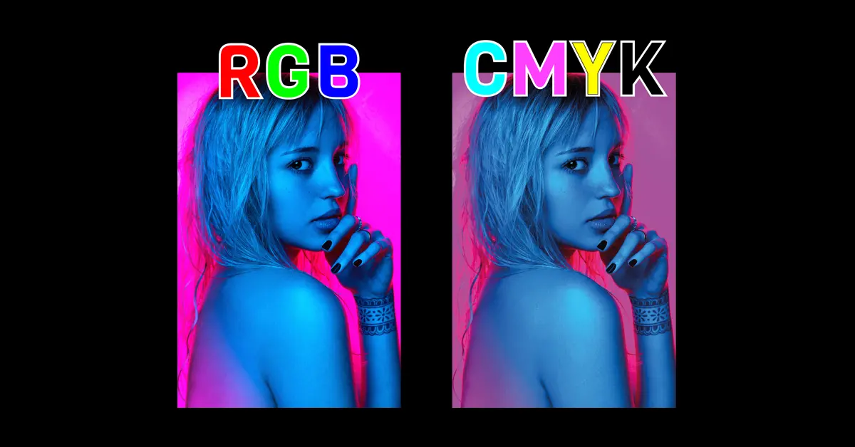 Blog convertir rgb a cmyk adobe trucos Artes gráficas Comparación de conversión de colores de RGB a CMYK en Adobe