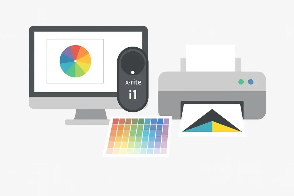 Perfil de Color en Impresión Digital y Artes Gráficas: ¿Por Qué es la Clave para una Producción Profesional? perfil color impresion digital perfil de color Ilustración sobre el perfil de color en impresión digital y su importancia en la gestión del color